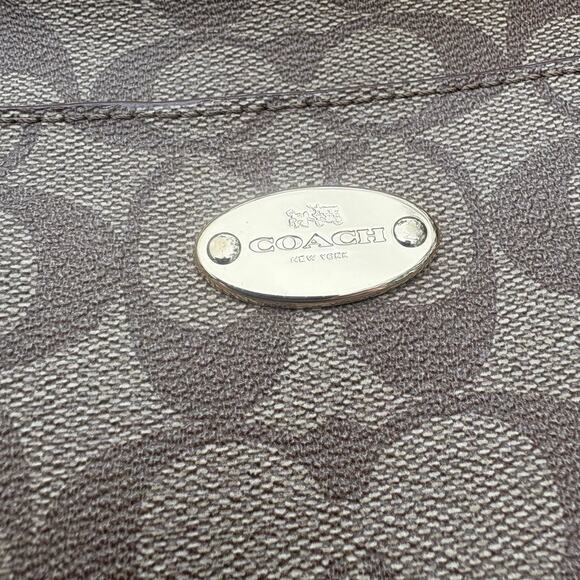 Coach Purse Signature East West Pop Crossbody Bag F52657 Brown Gold - Picture 6 of 16